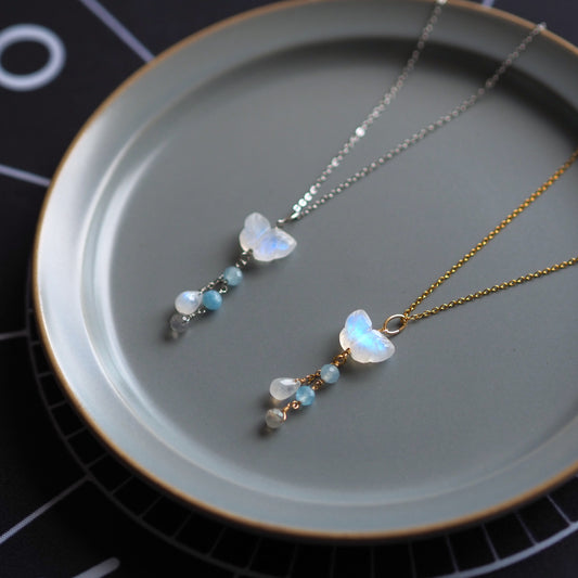 イブニングバタフライ・ネックレス