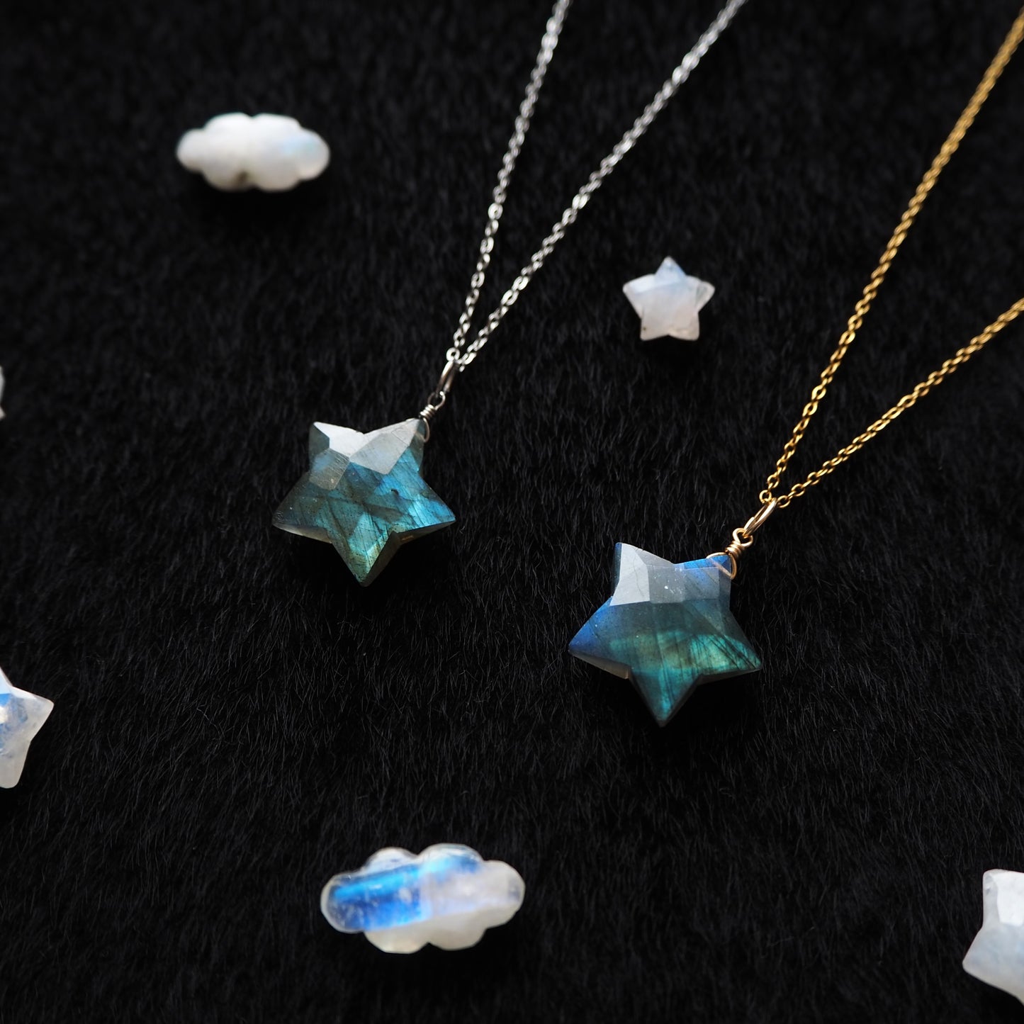 ラブラドライト 星ペンダント 20mm/天然石アクセサリー