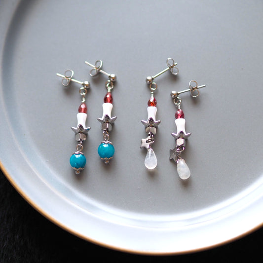 キャンドルの耳飾り