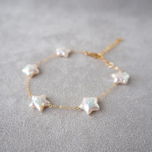 星パールブレスレット