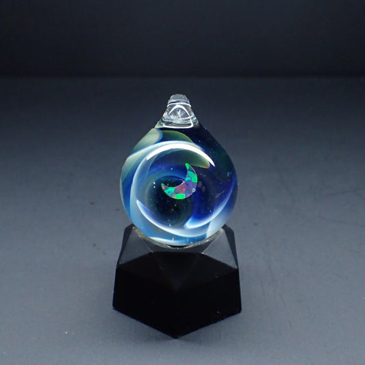 「月夜」ガラスペンダント