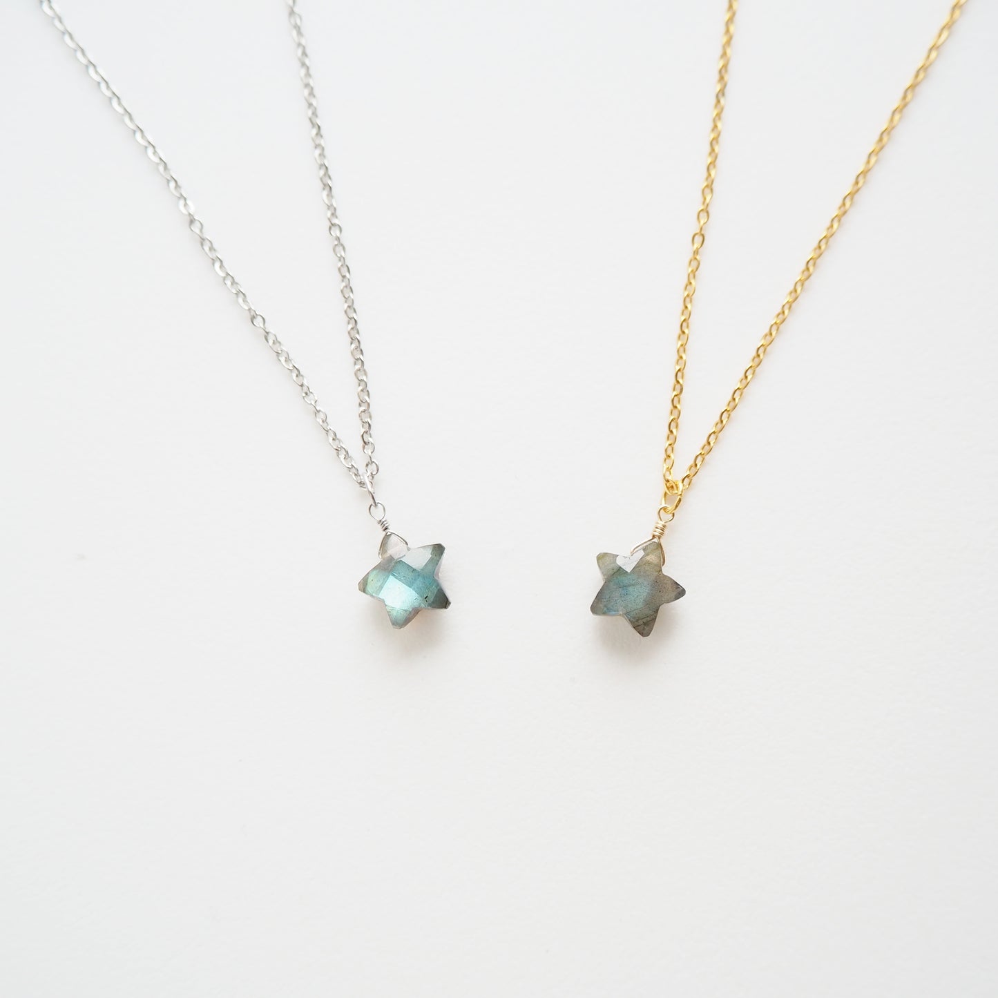 ラブラドライト 星ペンダント 10mm/天然石アクセサリー