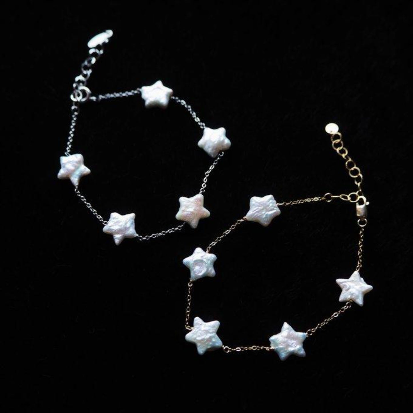 星パールブレスレット