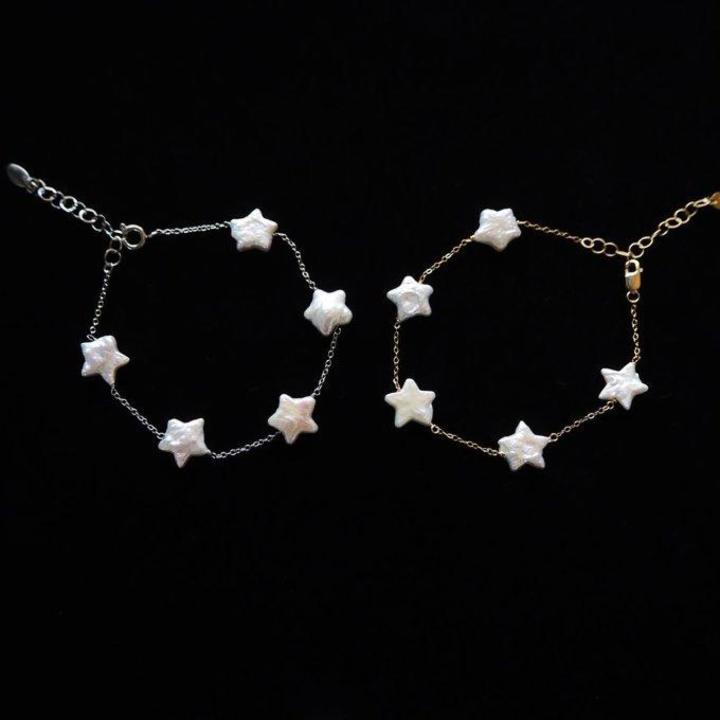 星パールブレスレット