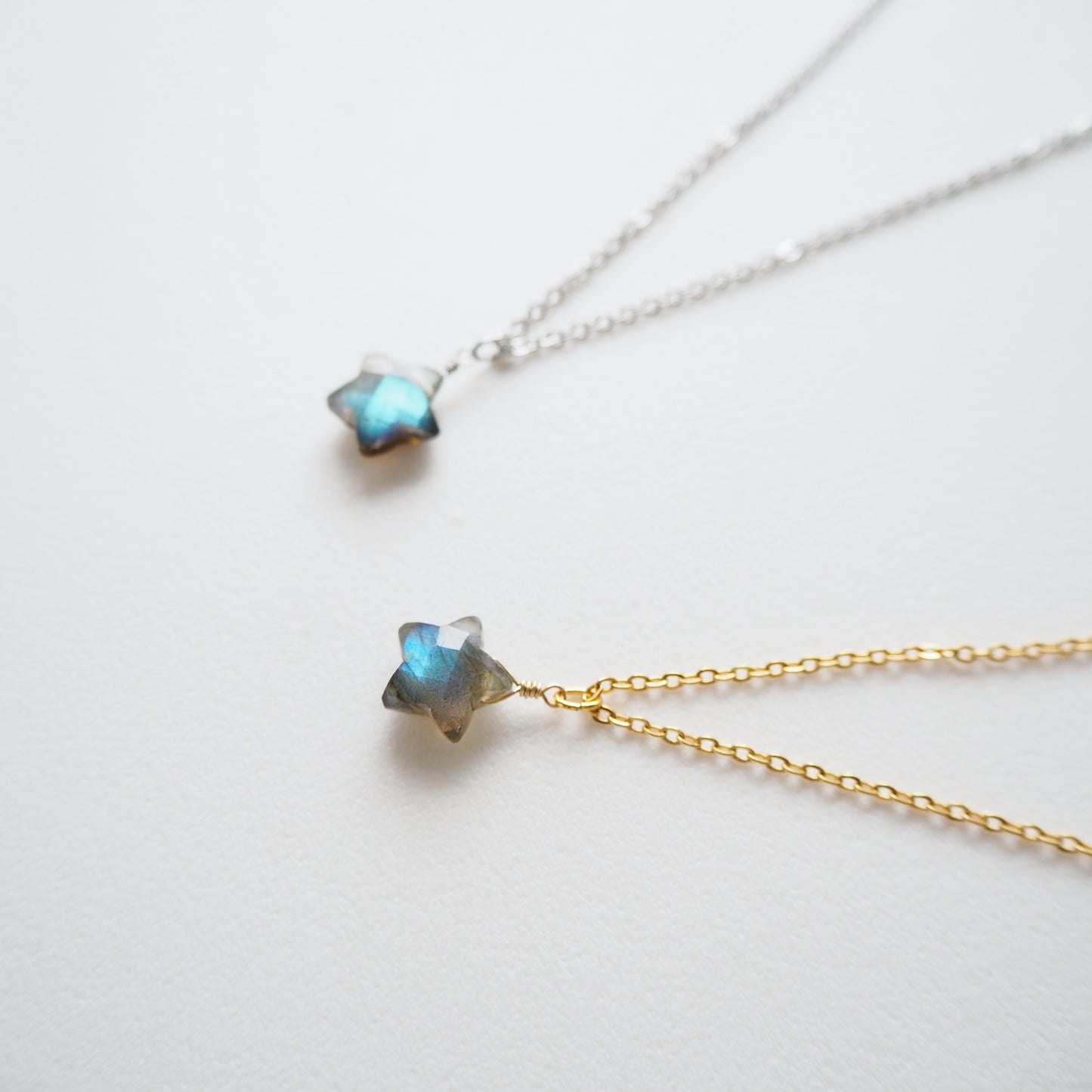 ラブラドライト 星ペンダント 10mm/天然石アクセサリー