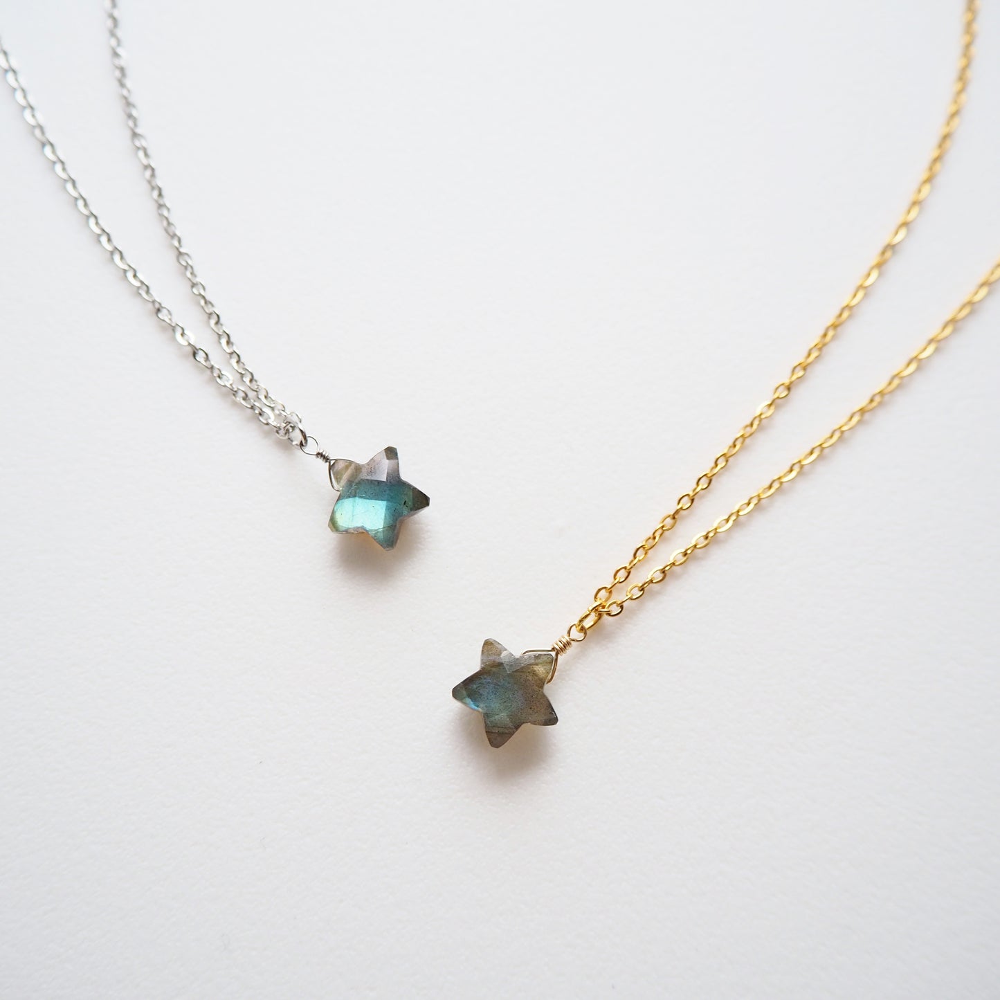 ラブラドライト 星ペンダント 10mm/天然石アクセサリー