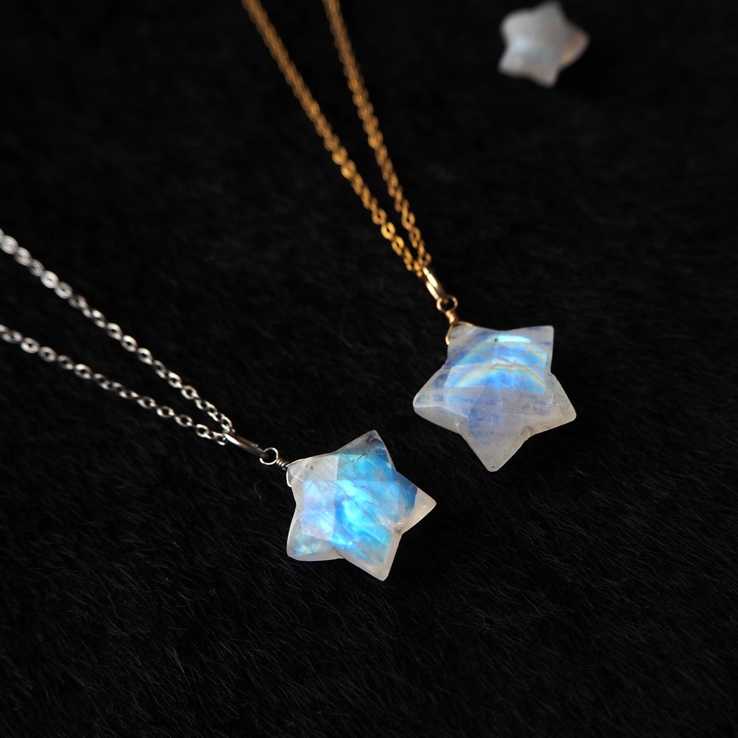 ムーンストーン 星ペンダント 16mm/天然石アクセサリー