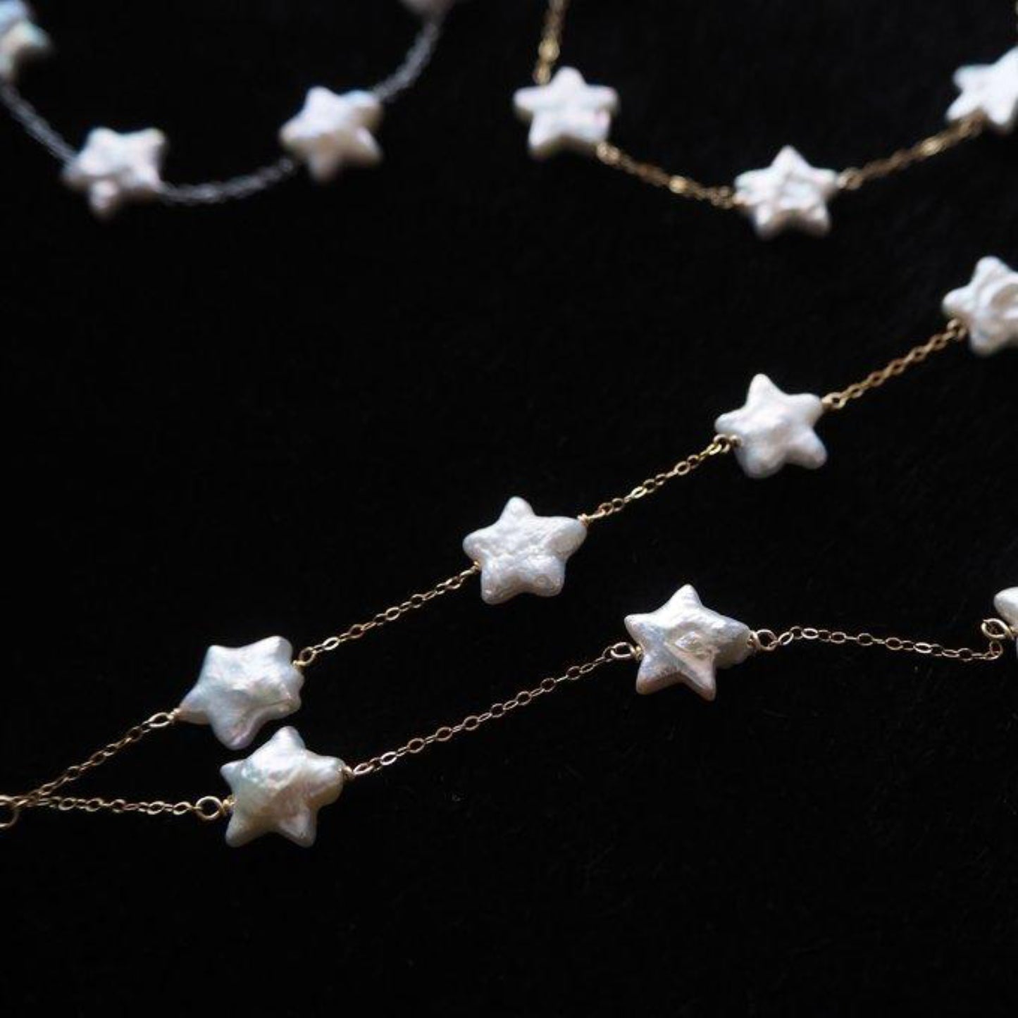 星パールブレスレット