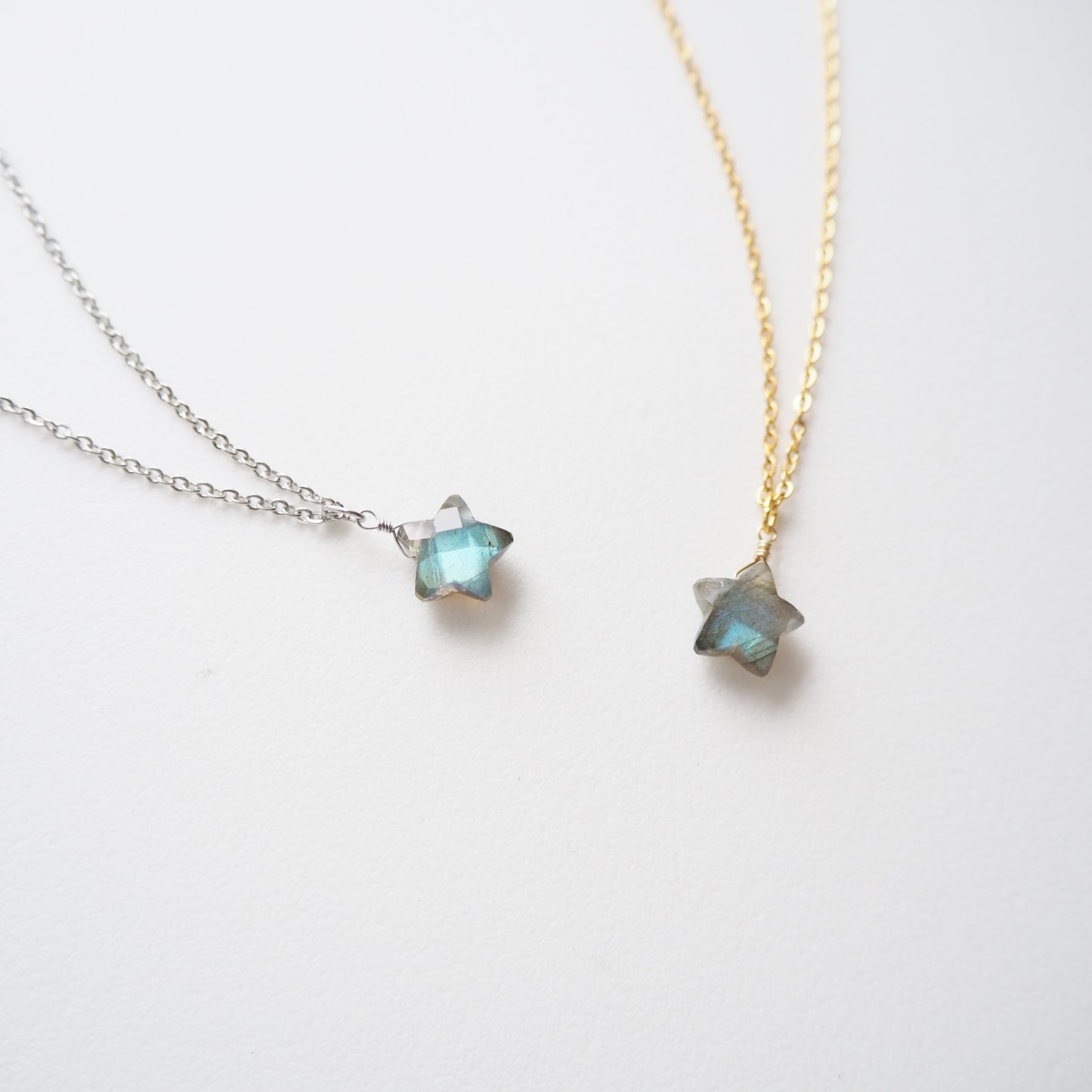 ラブラドライト 星ペンダント 10mm/天然石アクセサリー