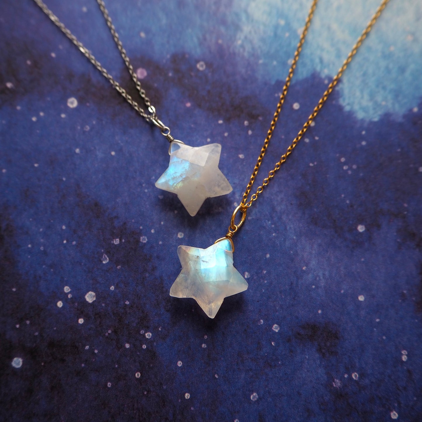 ムーンストーン 星ペンダント 16mm/天然石アクセサリー