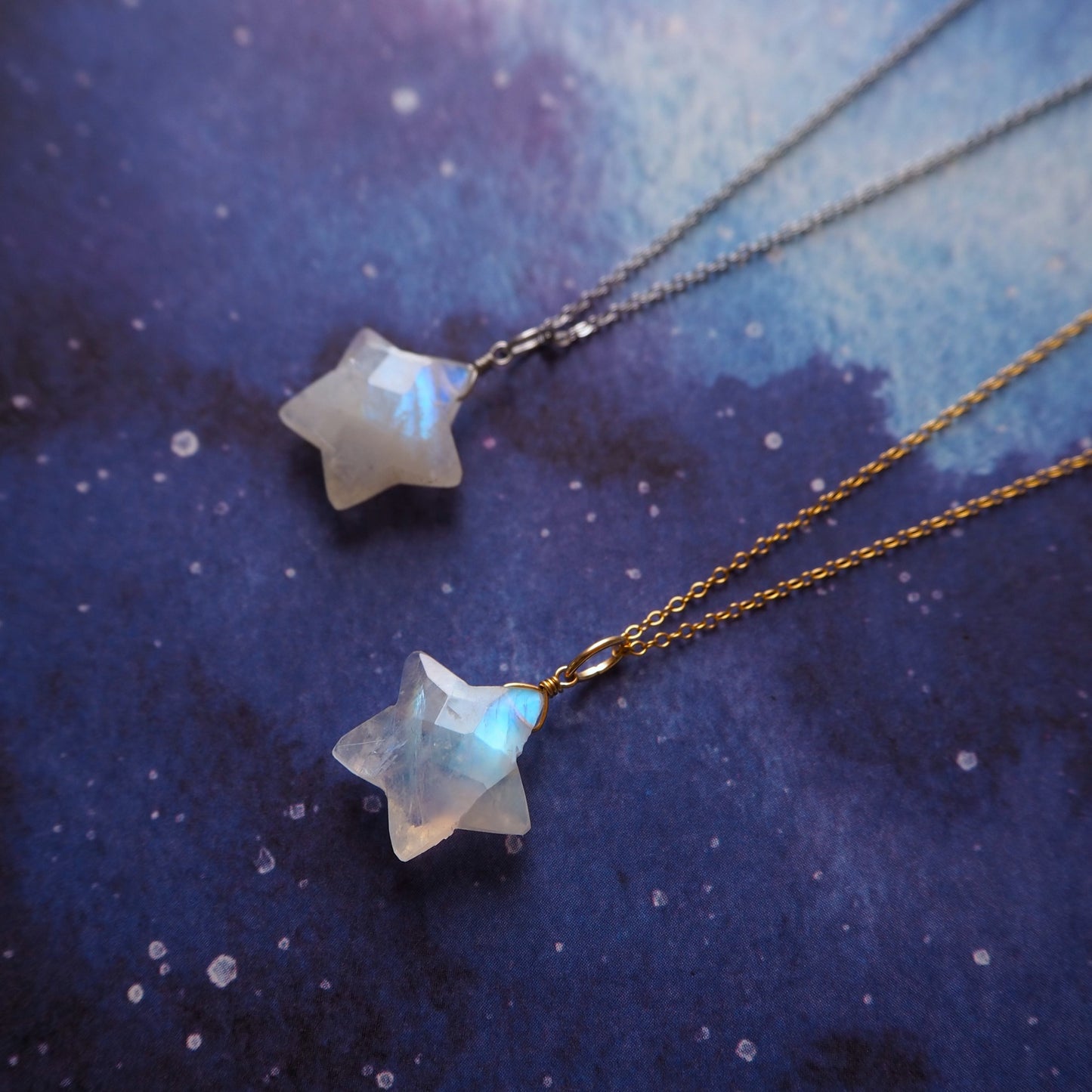 ムーンストーン 星ペンダント 16mm/天然石アクセサリー