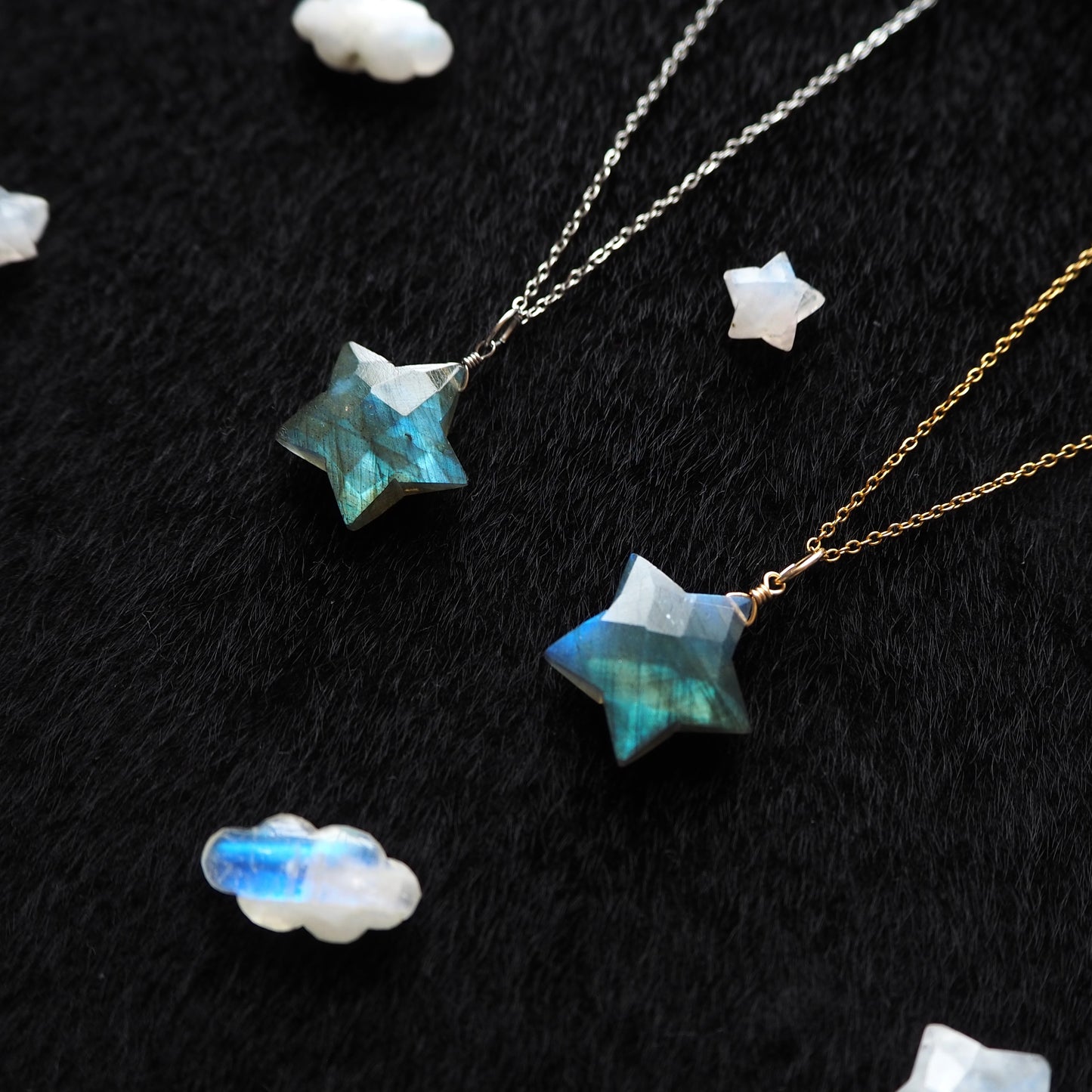 ラブラドライト 星ペンダント 20mm/天然石アクセサリー