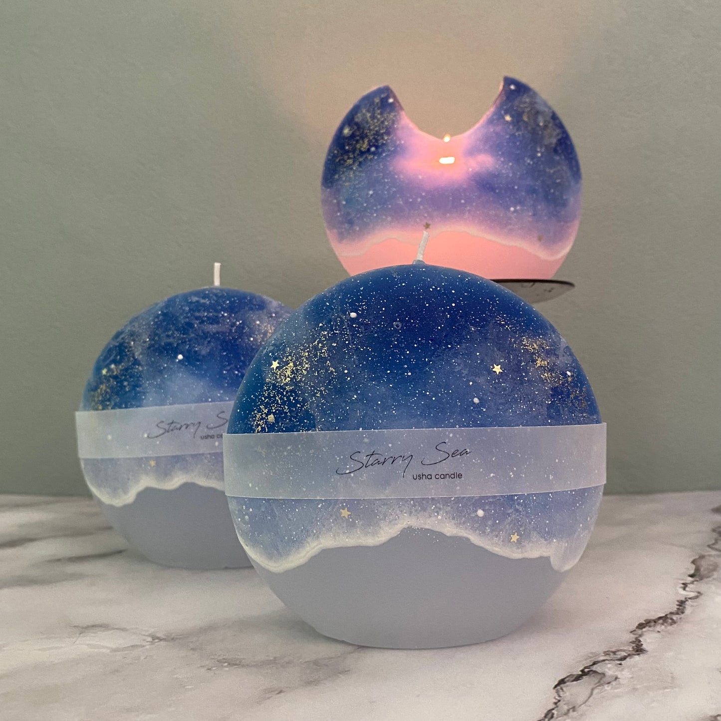 Starry sea purple/ムーンキャンドル