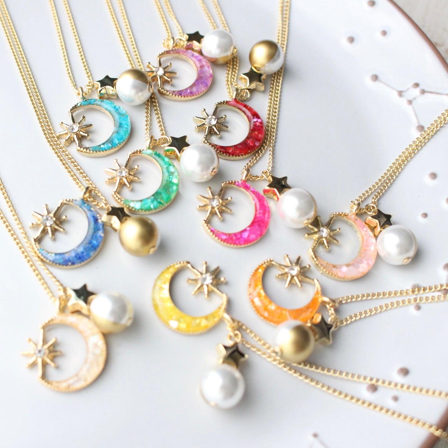 星月夜らせん ピアス/イヤリング