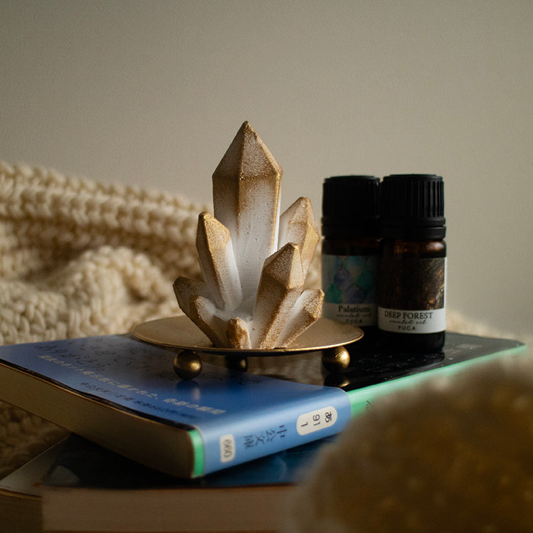 crystal aroma stone | クリスタルのアロマストーンオブジェ《香るインテリア》