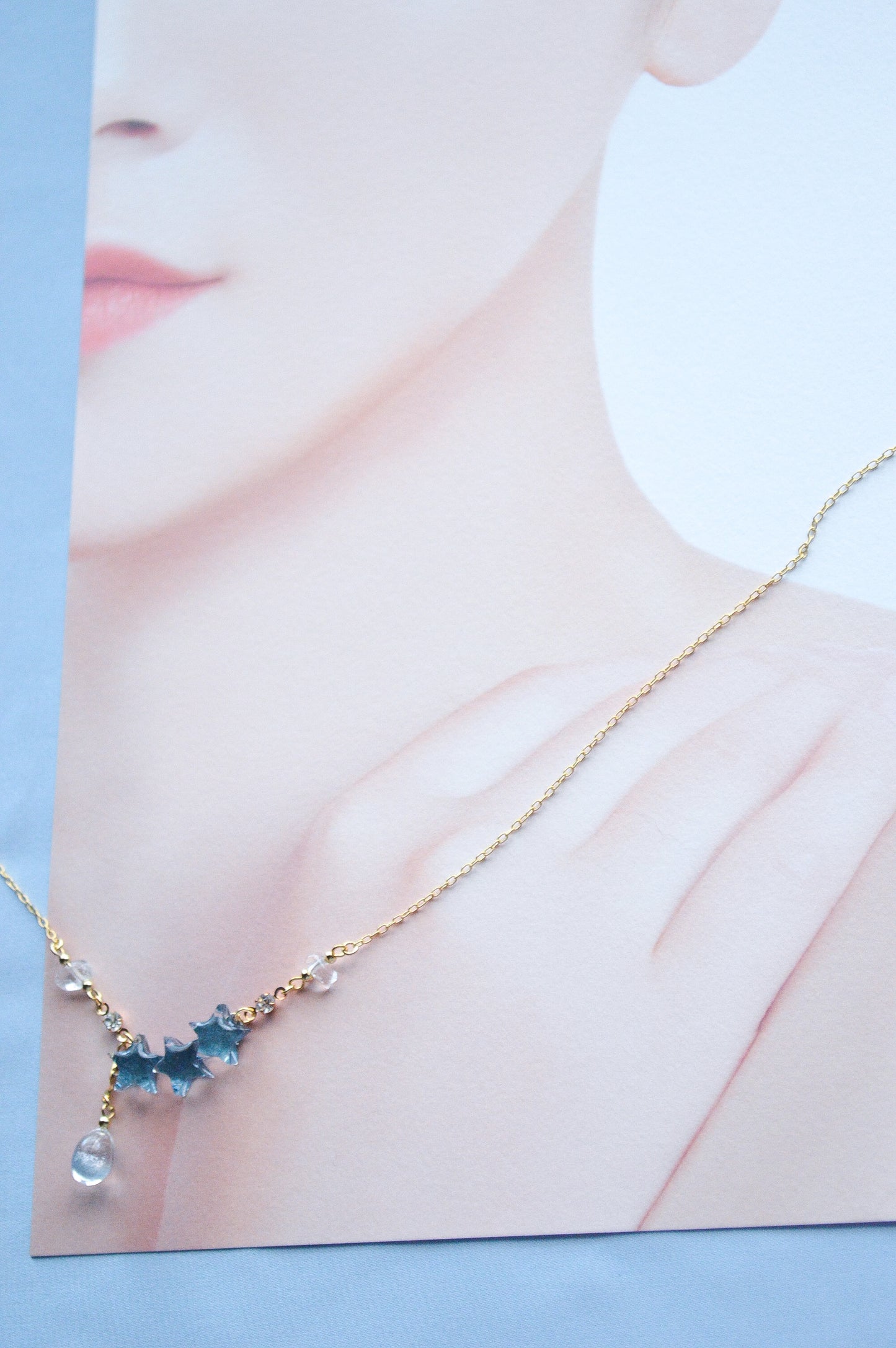 星空の雫ペンダント