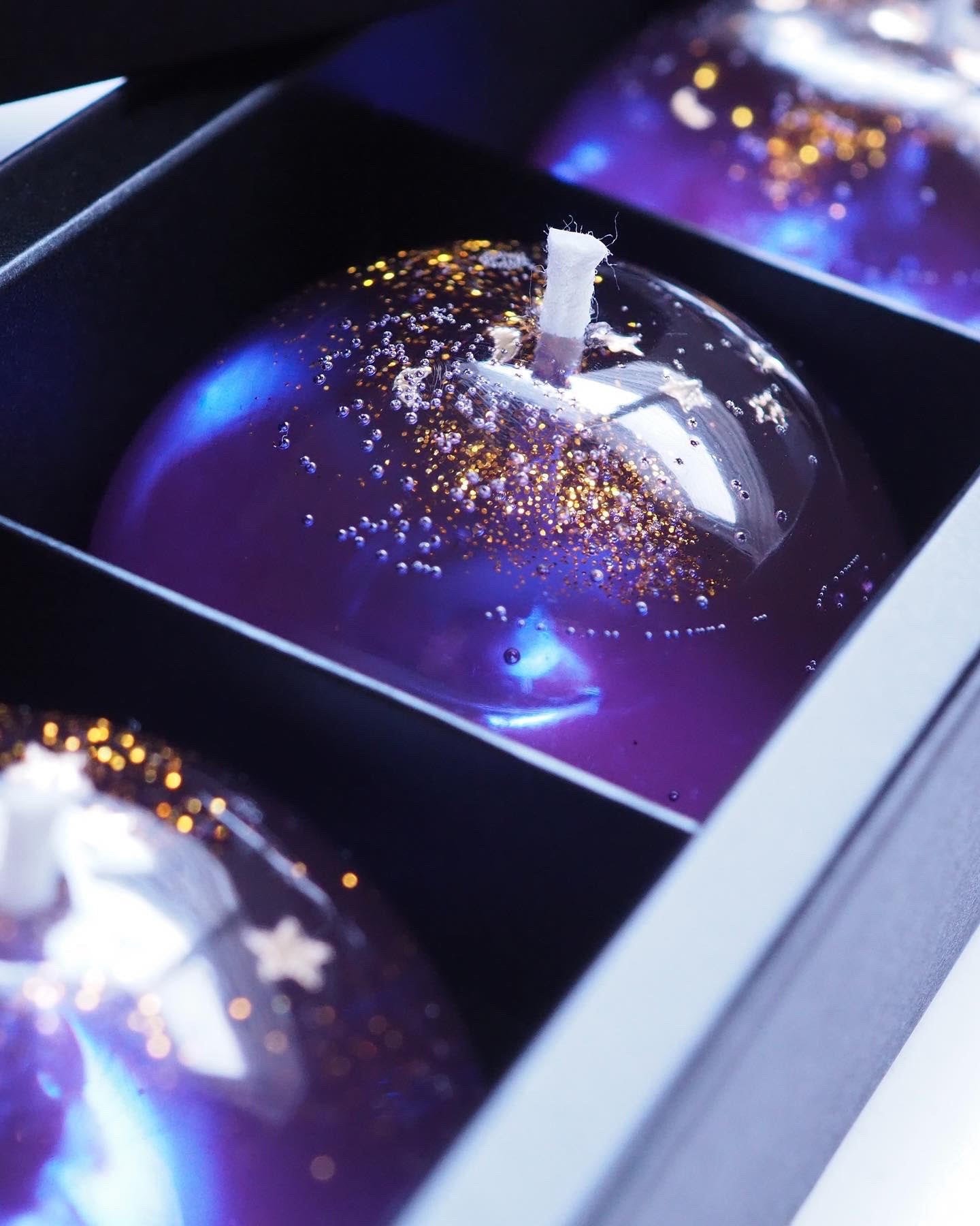 紫空(しくう)アロマキャンドル/金木犀