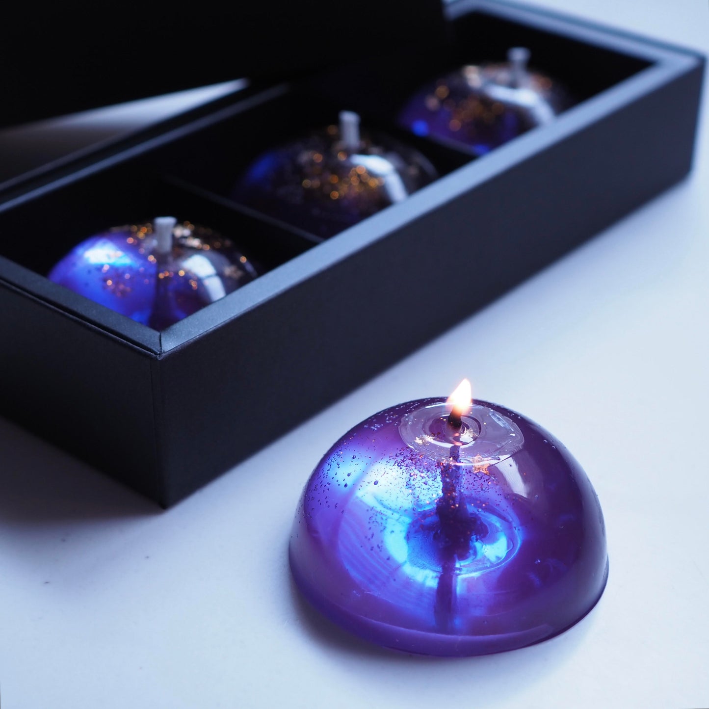 紫空(しくう)アロマキャンドル/金木犀
