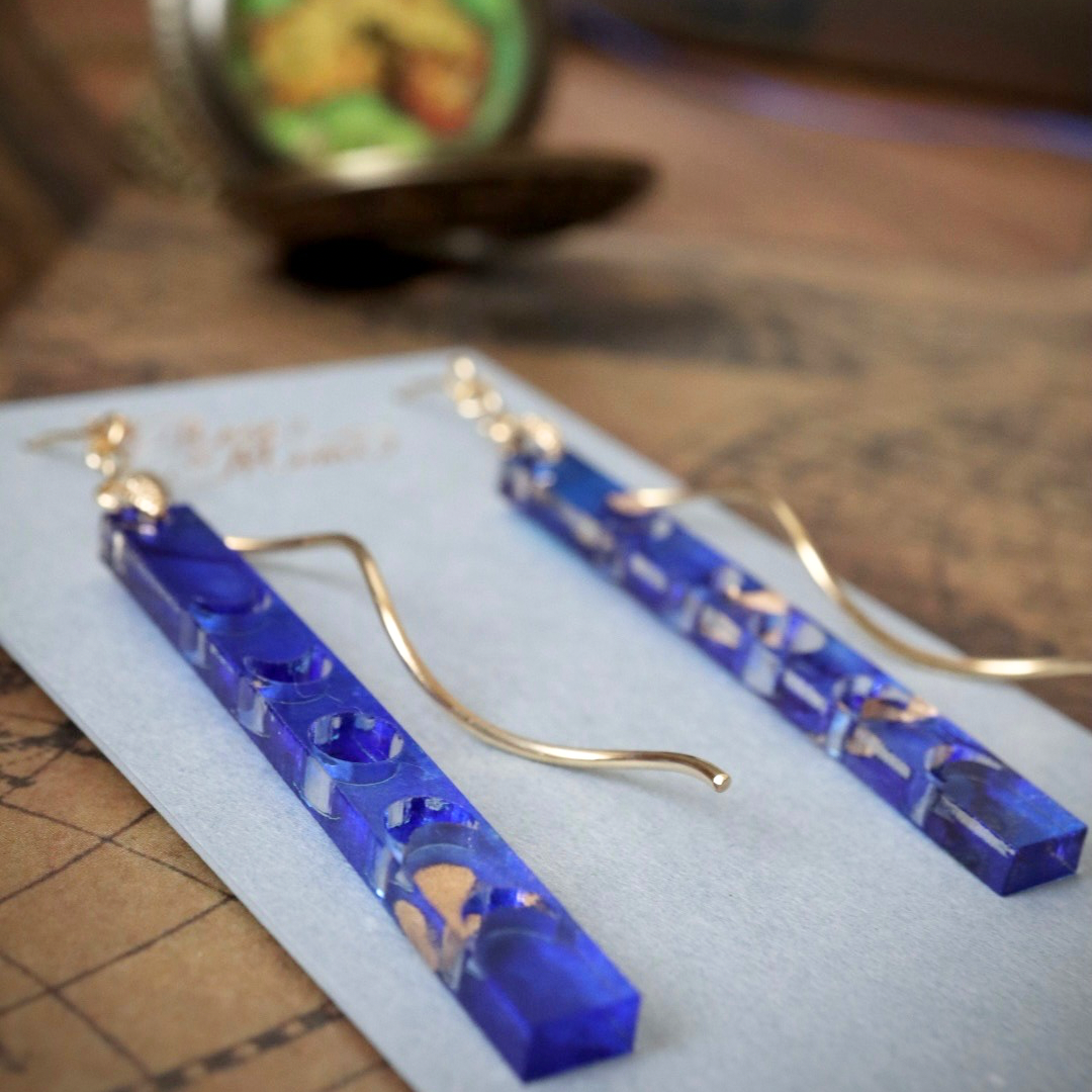 【航海者たちの月】イヤリング・ピアス