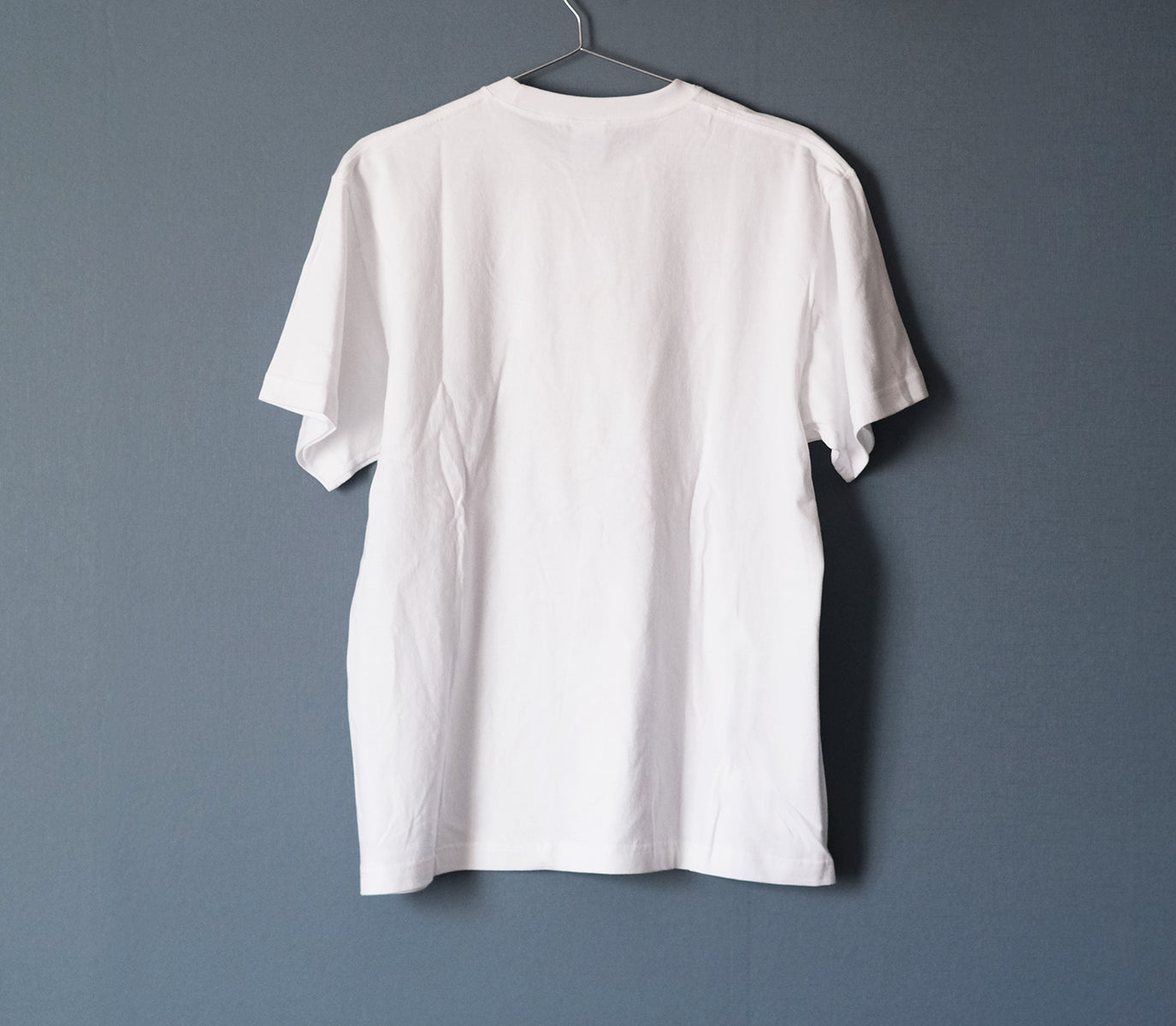 月の事柄が描かれた "RIDE THE MOON" Tシャツ (white)男女兼用