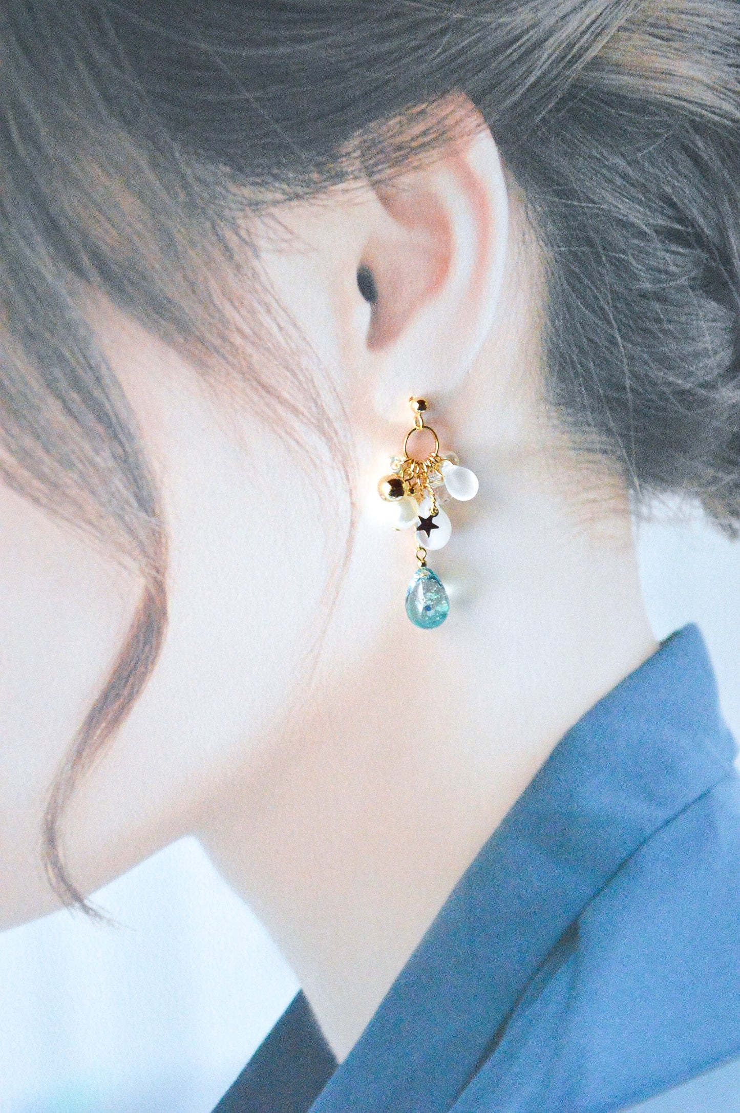 碧海の雫イヤリングorピアス