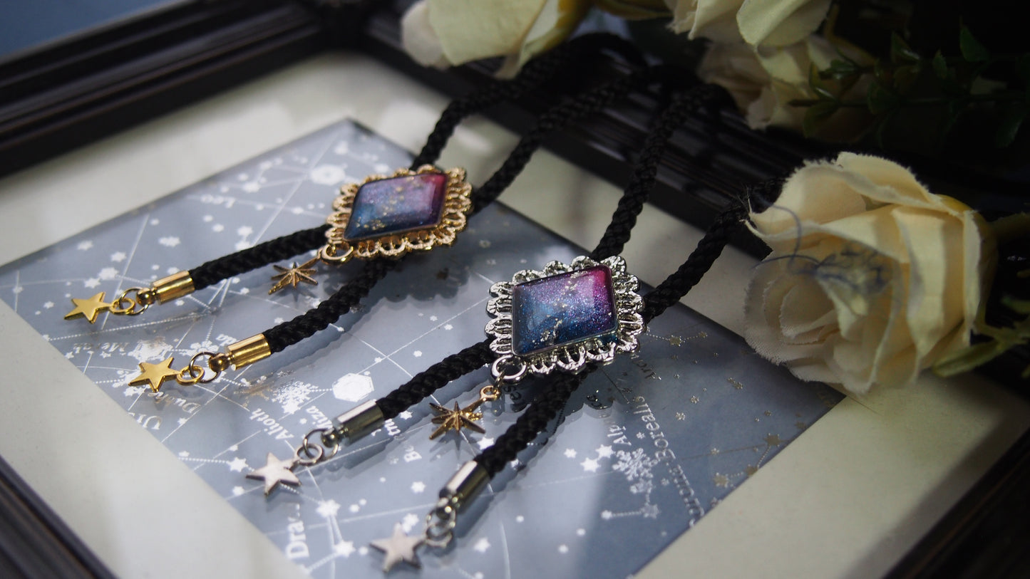 夜空レースのループタイ 常世