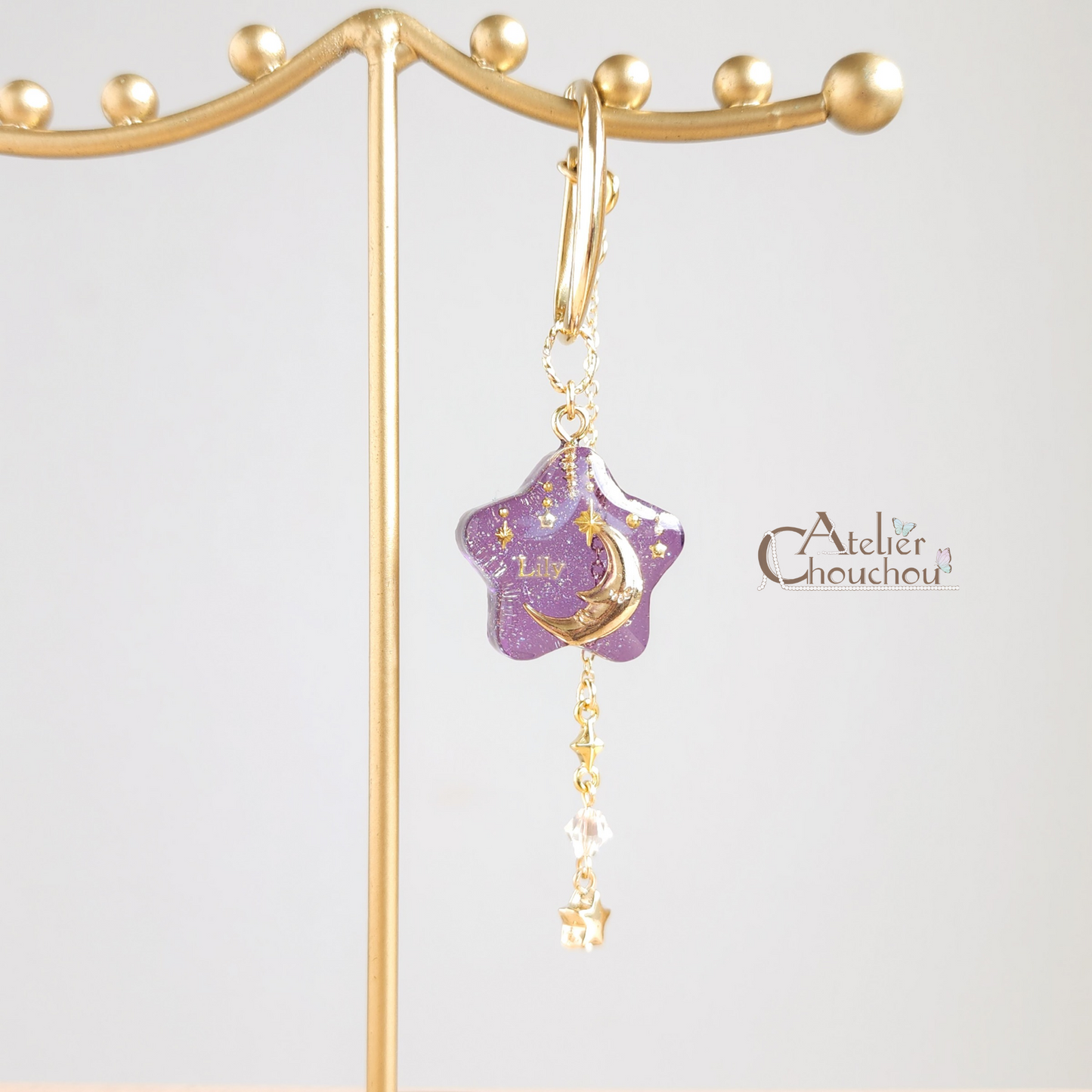 ぷっくりエトワールイヤーフック