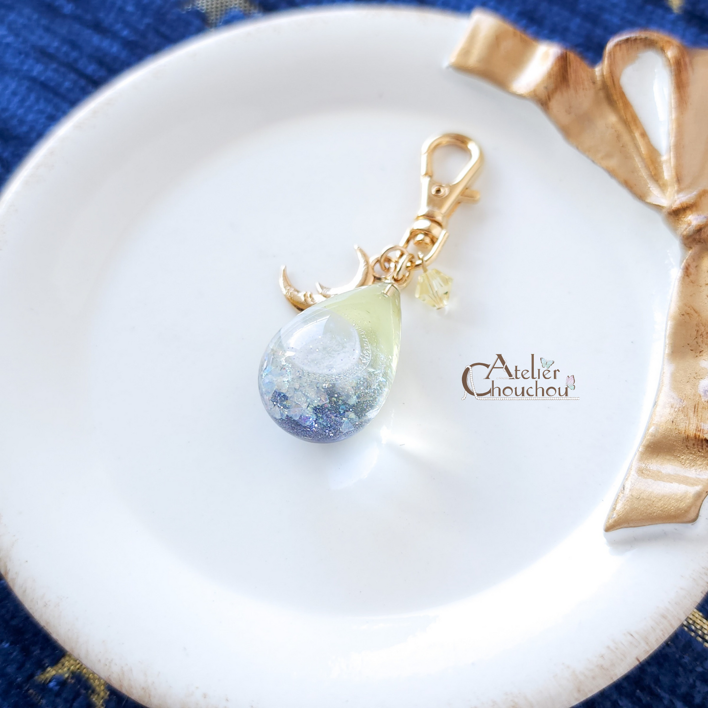 【宙フェス限定】gradation drop《月夜》キーホルダー