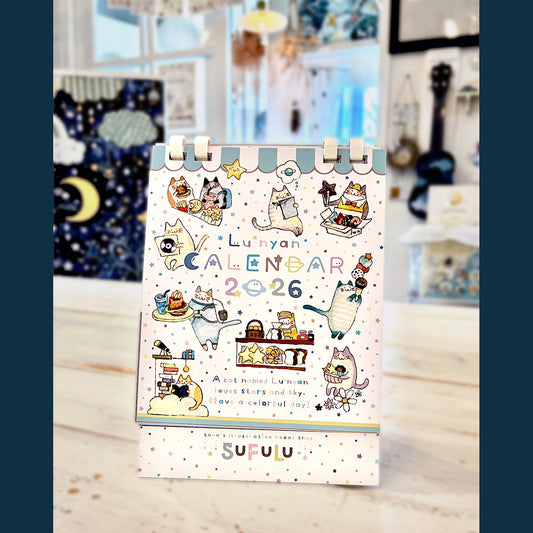 Lu*nyan 2026年卓上エコリングカレンダー