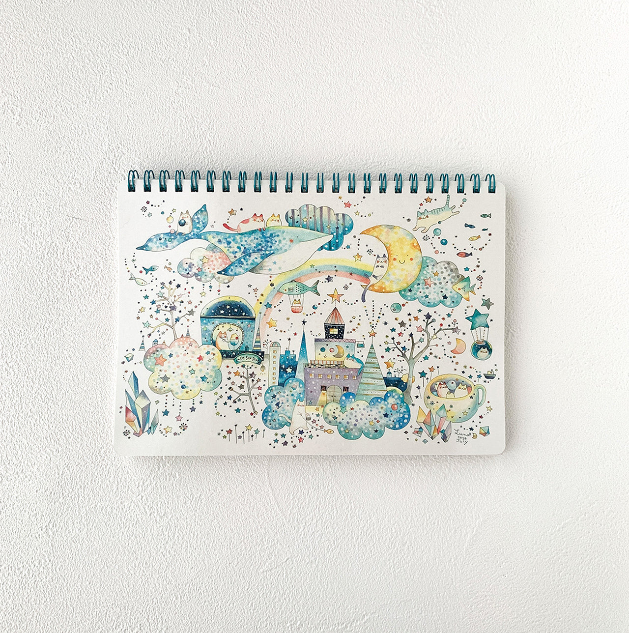 クロッキー帳 A5・Uunder Water Land