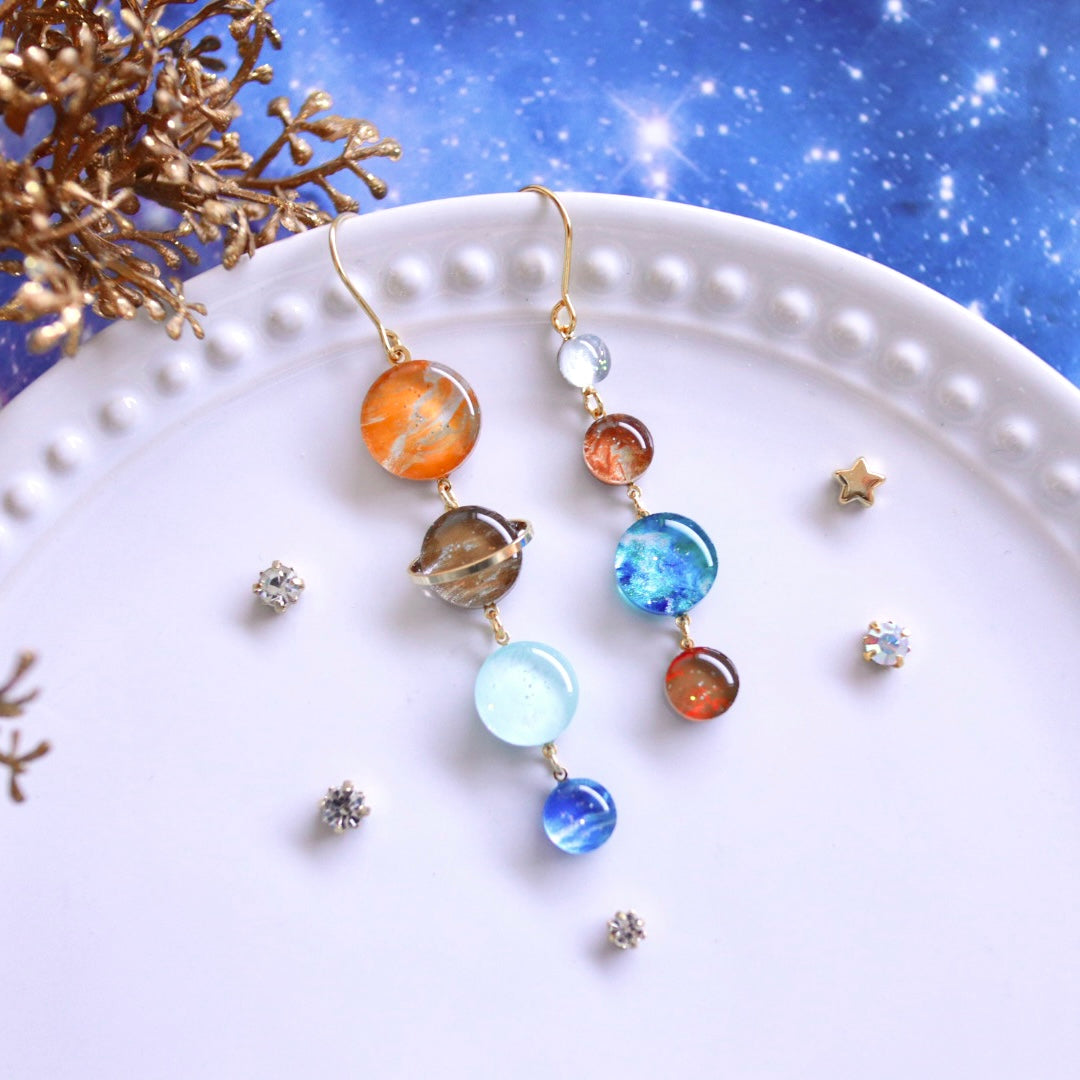 太陽系の耳飾り(ミニ)