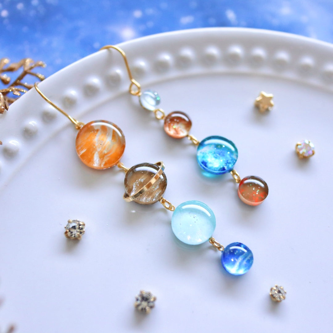 太陽系の耳飾り(ミニ)