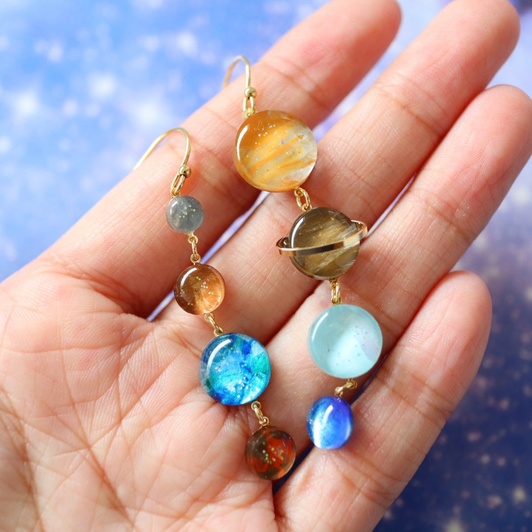 太陽系の耳飾り(ミニ)