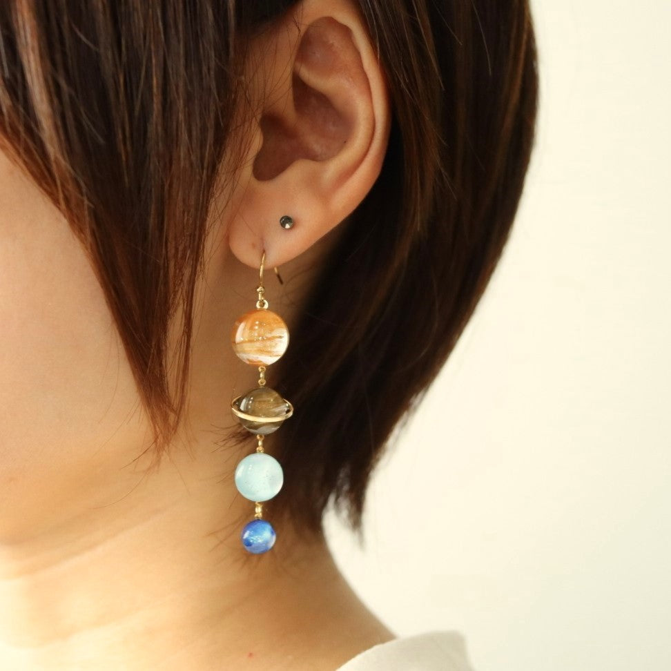 太陽系の耳飾り(ミニ)