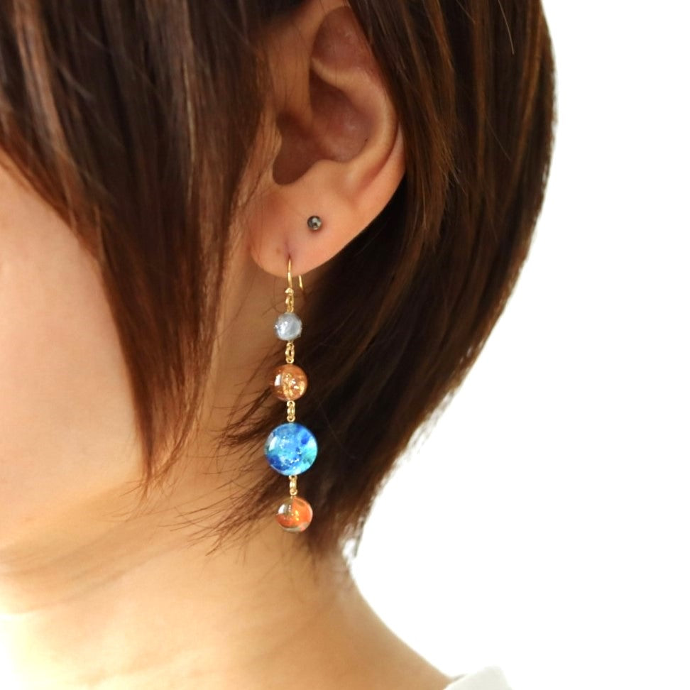 太陽系の耳飾り(ミニ)