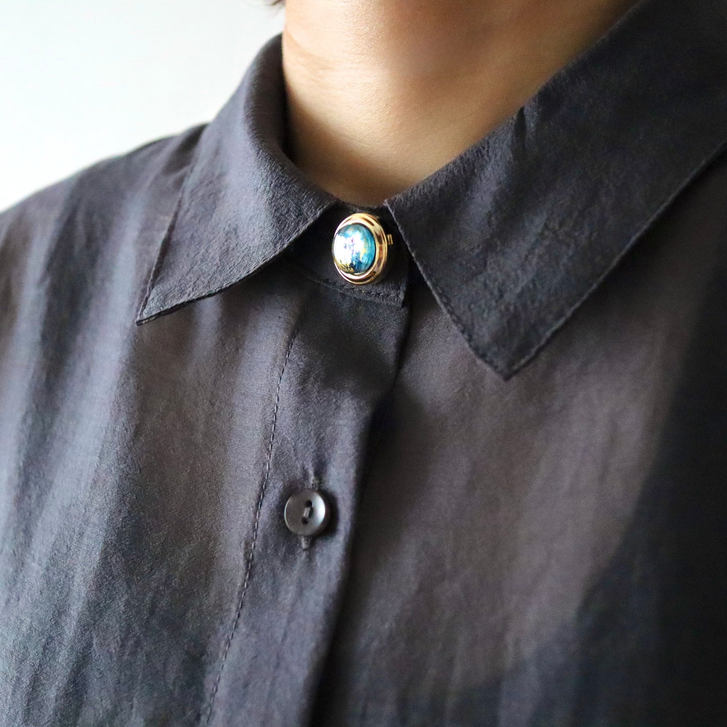 宙色満月のボタンカバー