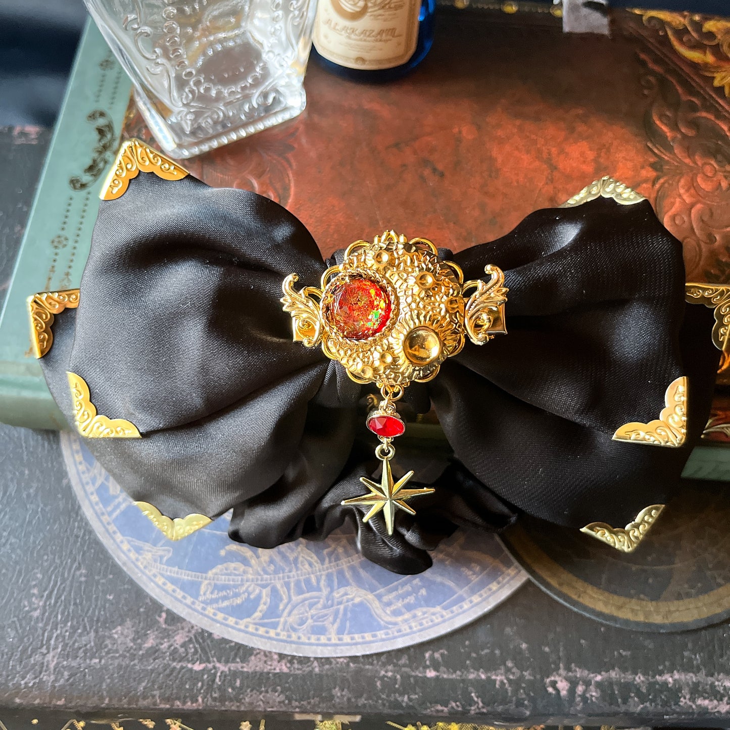 月夜露のリボンシュシュ