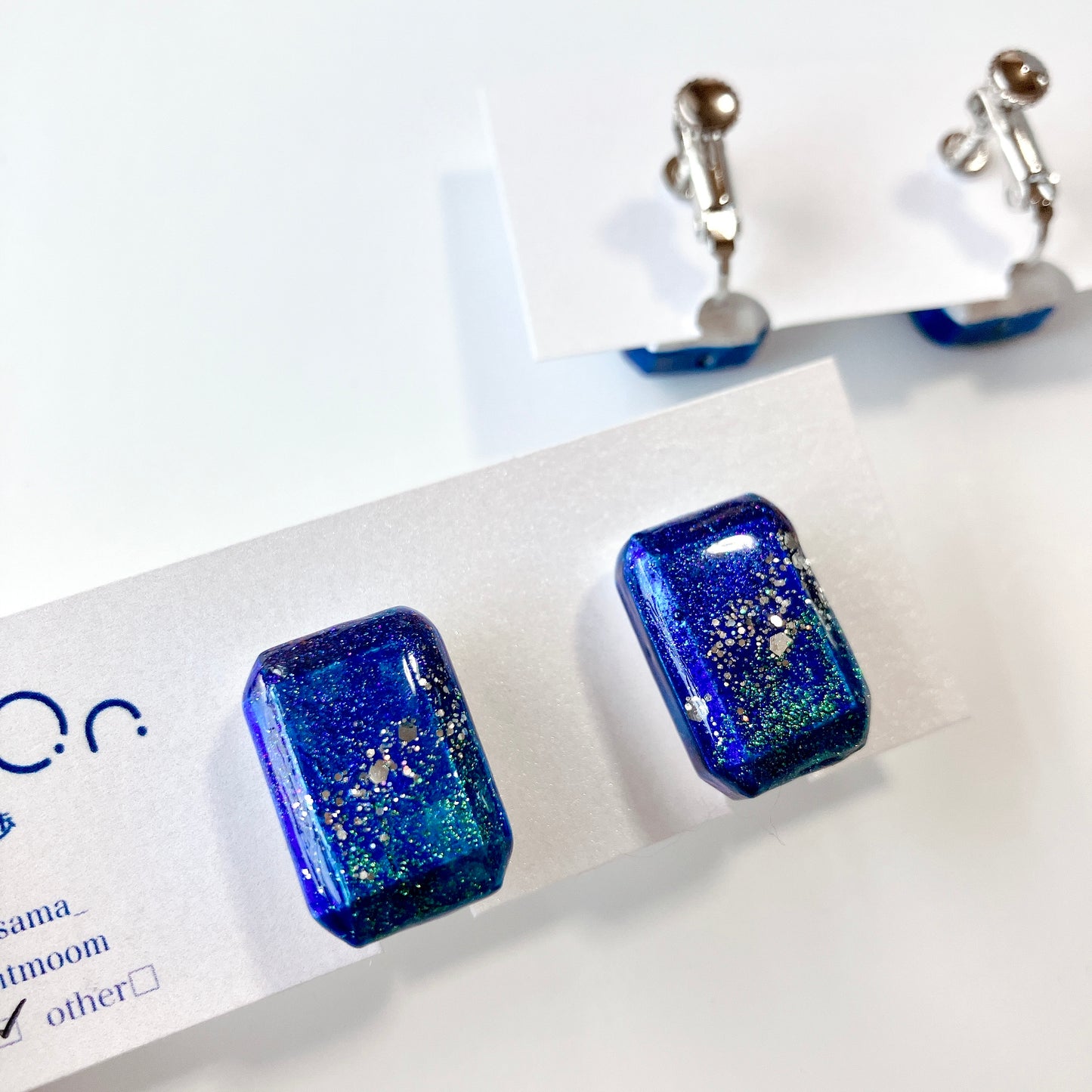 星夜石 ピアス&イヤリング