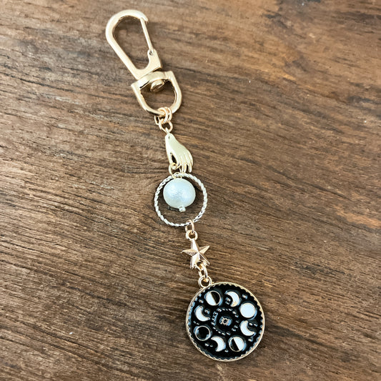 月の満ち欠け バッグチャーム