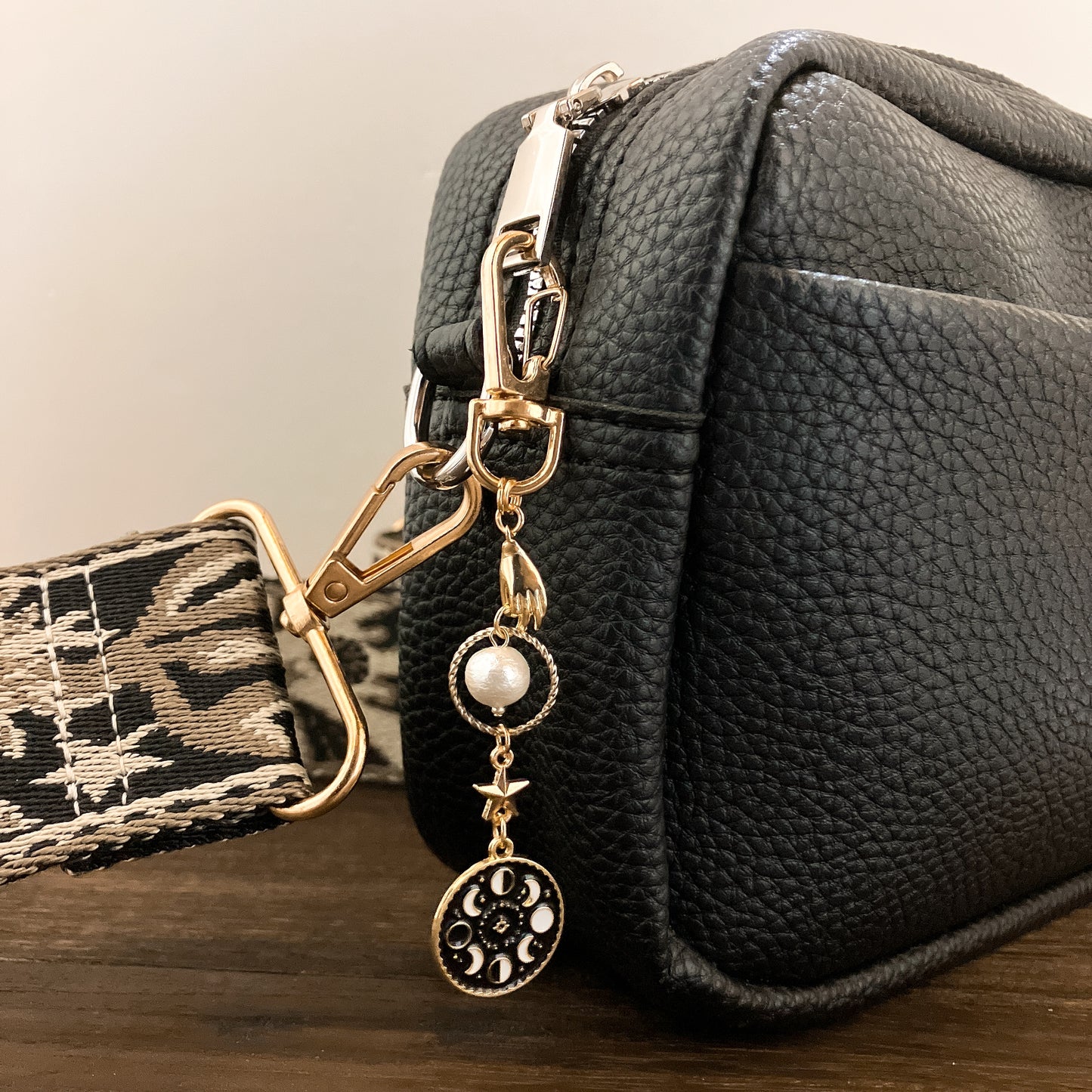 月の満ち欠け バッグチャーム