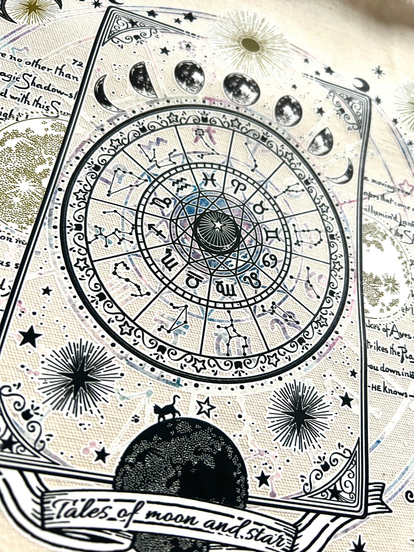 トートバッグ*月と星の物語