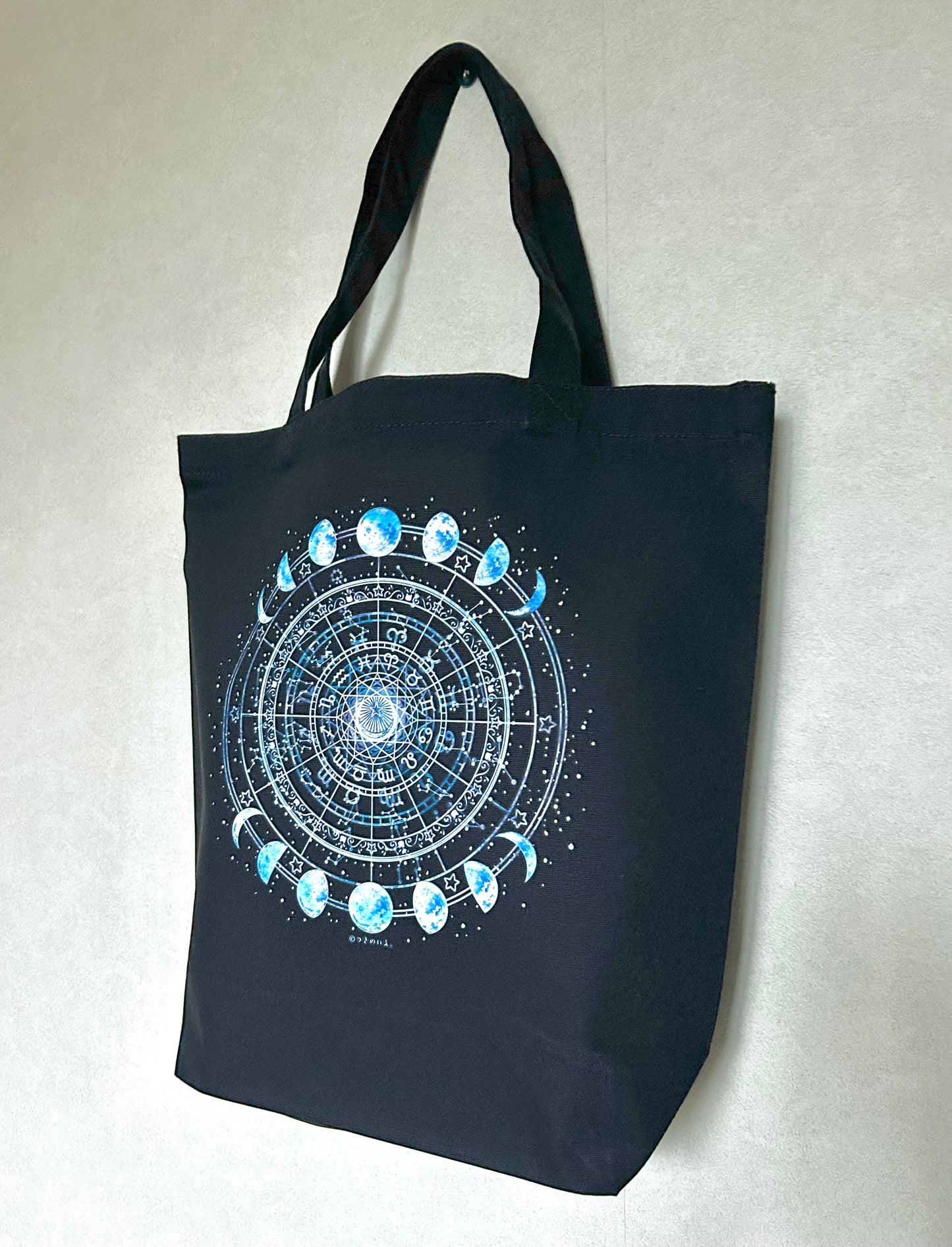 トートバッグ*蒼い月と星の夜