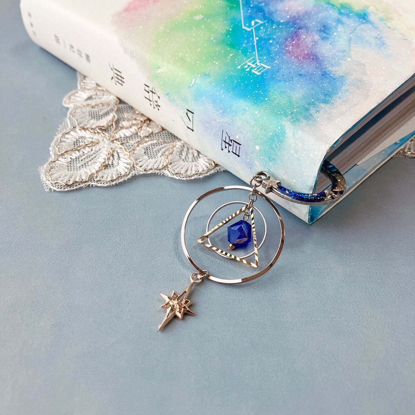 夜空と星の魔法の杖(ブックマーカー)