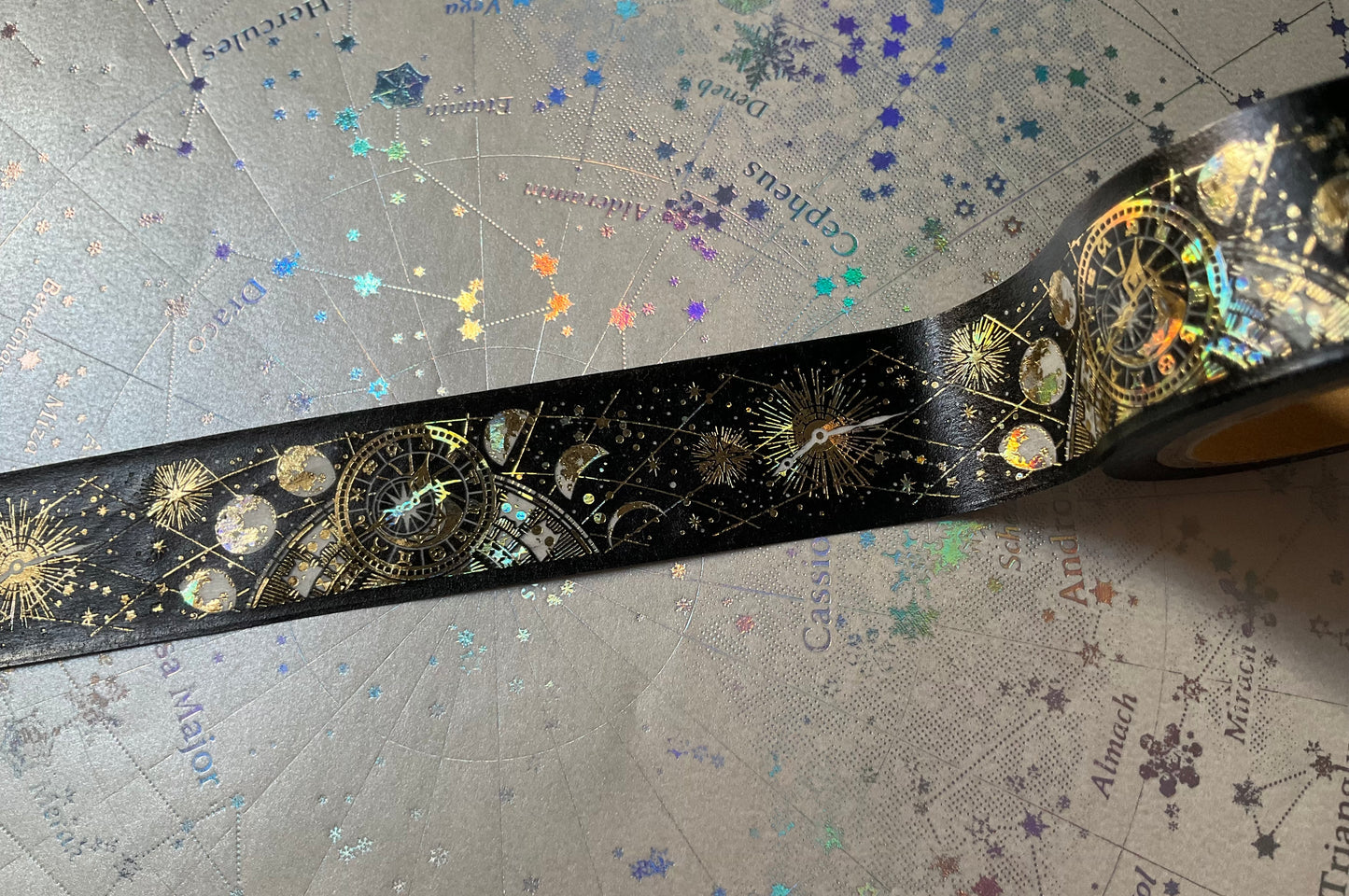 箔押しマスキングテープ*星月詠みの果てない夜