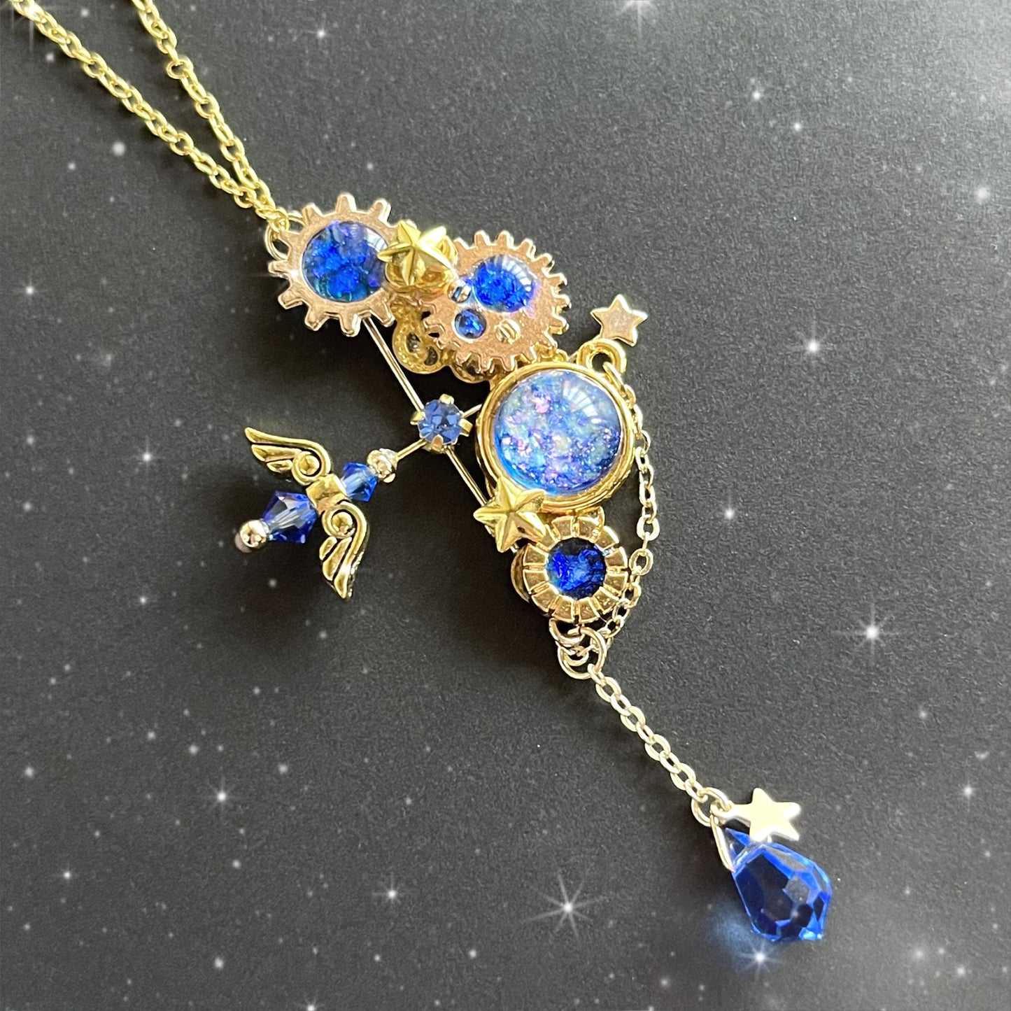 星雫の弓矢ネックレス