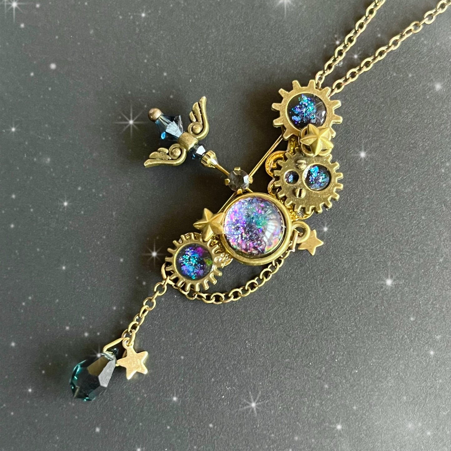 星雫の弓矢ネックレス