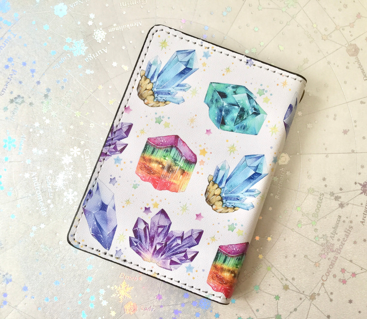 二つ折りパスケース*からふる鉱石