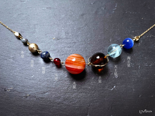 "太陽系の八惑星"ブレスレット(ゴールド/シルバー)