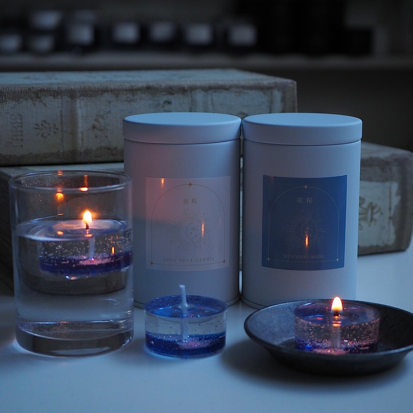 夜桜 アロマティーライトキャンドル