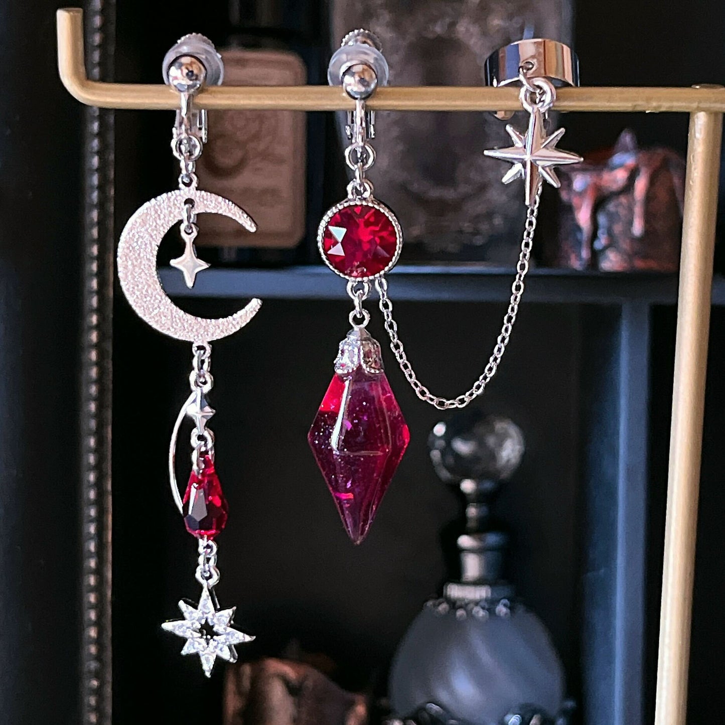 星彩の耳飾り(シルバー)